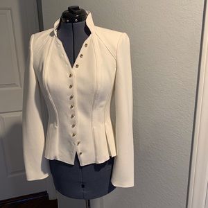 WHBM Form Fitted Military Style Jacket